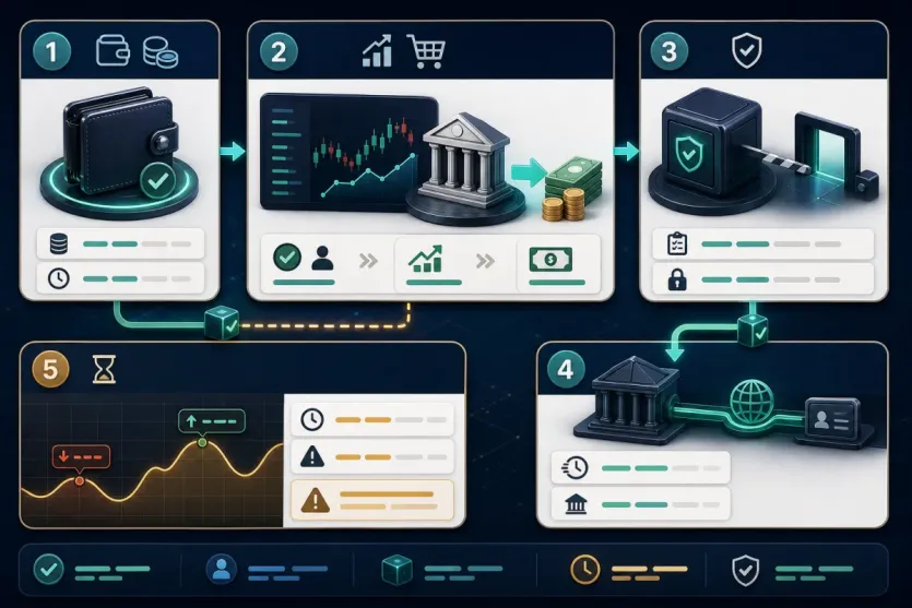 USDC를 거래소 매도와 발행사 상환 경로로 나눠 보는 정보형 흐름도