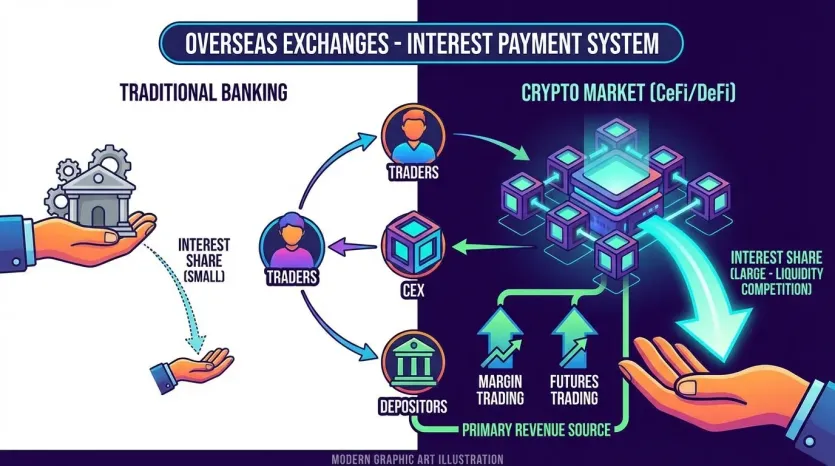 가상자산 레버리지 수요: 해외 거래소 고금리 지급 원리 설명