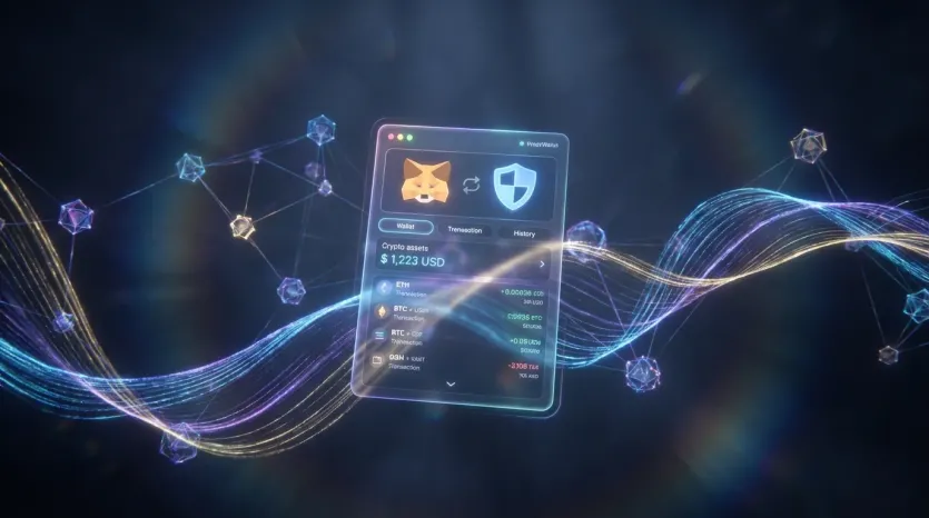 암호화폐 지갑 그래픽 아트