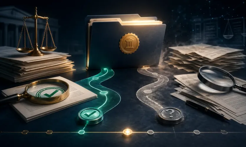 스테이블코인 법안 자료를 확정 경로와 미확정 경로로 구분해 보는 대표 장면