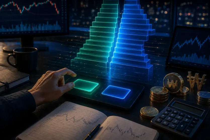 시장가와 지정가 주문의 선택 흐름과 총비용 판단 맥락을 보여주는 대표 그래픽 이미지