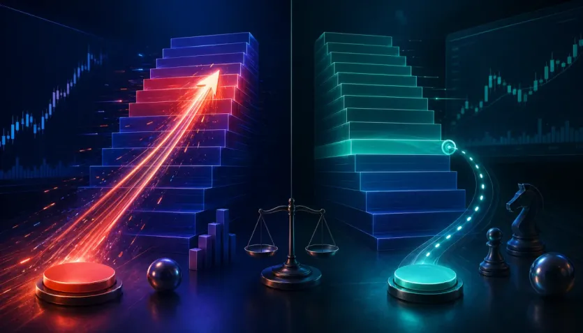 시장가와 지정가가 체결 경로를 다르게 만들며 비용이 달라지는 장면을 보여주는 이미지