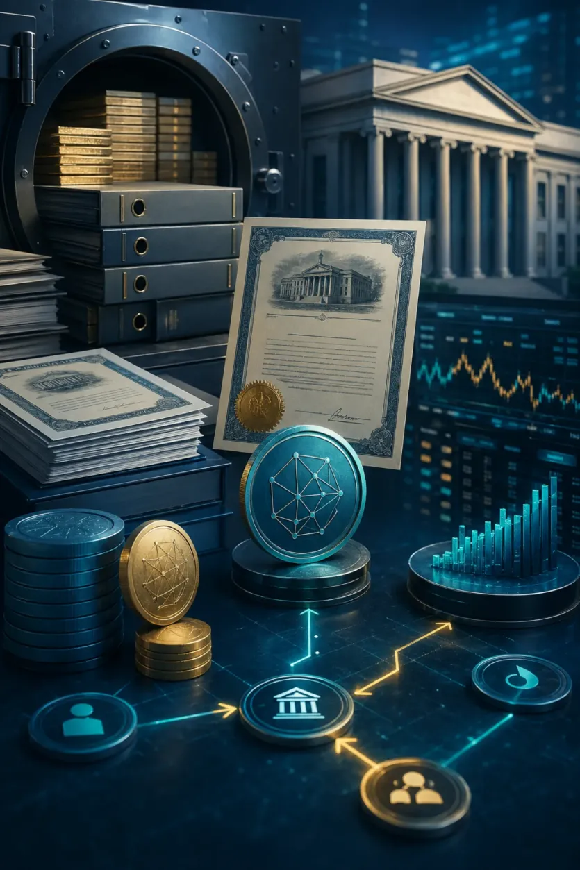 토큰화 국채 RWA와 스테이블코인 준비금, 거래소 유동성의 연결 구조를 보여주는 대표 장면