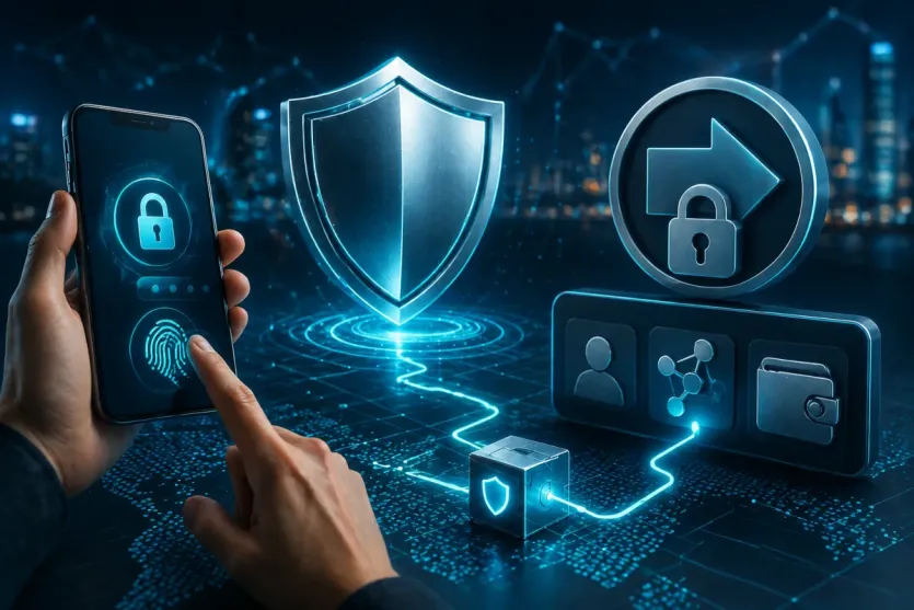 거래소 출금 활성화 전 보안 인증, 출금 잠금, 주소 확인 흐름을 보여주는 대표 이미지