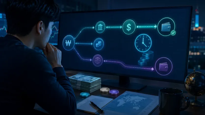 USDT와 USDC 선택 전에 매수 경로와 비교 기준을 함께 점검하는 대표 이미지