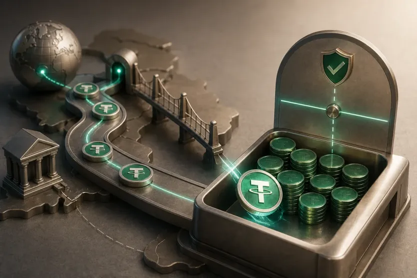 도착 수량이 예치 최소 조건을 넘는지 마지막으로 확인하는 장면형 이미지