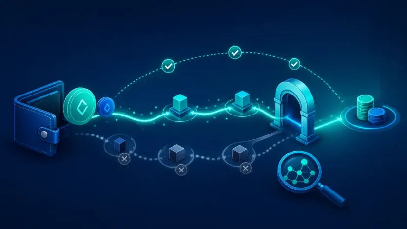 스테이블코인 송금에서 코인명보다 네트워크 일치가 먼저라는 점을 보여주는 이미지