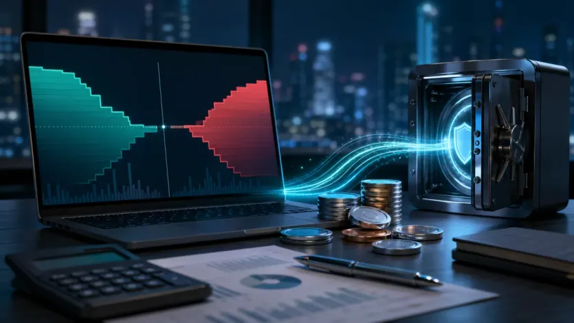 시장가 체결 총비용 계산의 핵심 맥락을 보여주는 대표 그래픽 이미지