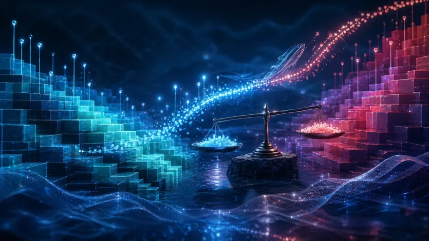 호가 깊이를 따라 평균 체결가가 밀리는 흐름과 스프레드·슬리피지 영향을 보여주는 이미지