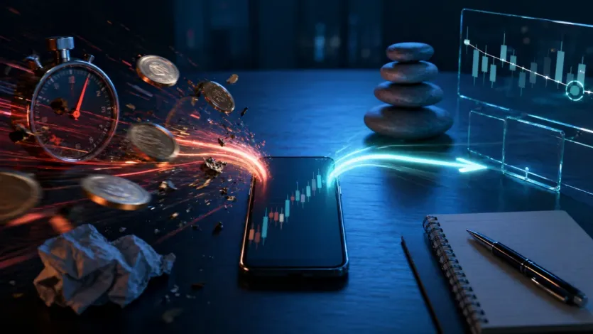 시장가와 지정가 주문 방식이 체결 속도와 미끄러짐 비용을 다르게 만드는 장면형 이미지